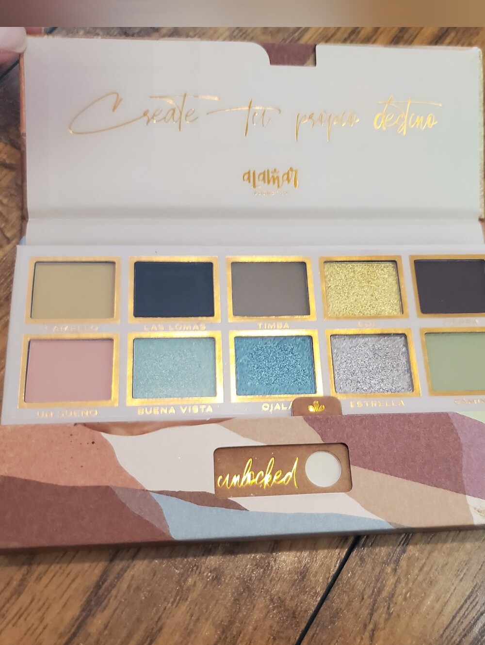 Alamar Cosmetics Destino 10 Pan Eyeshadow Palette New